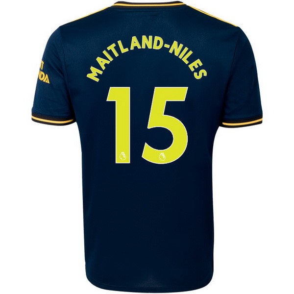 Maillot Football Arsenal NO.15 Maitland Niles Third 2019-20 Bleu